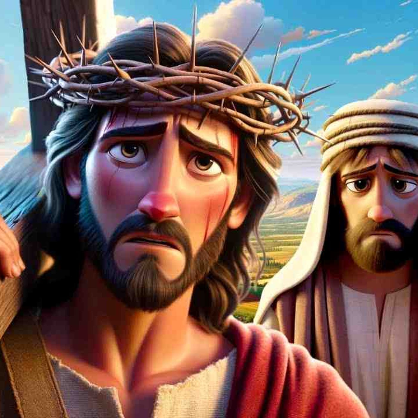 Crucifixion _ Resurrection of Jesus Christ  _ AI Animation episode artwork