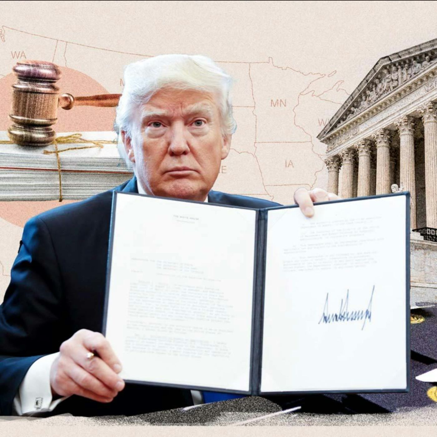 Nationwide Injunctions, Trump v Law Firms, Ghost Guns episode artwork