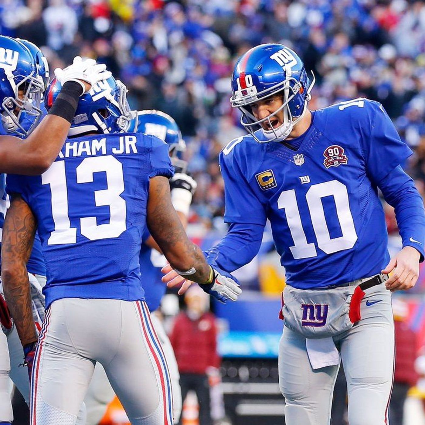 Supporting Odell Beckham Jr. comments on Eli Manning & the New York Giants episode artwork