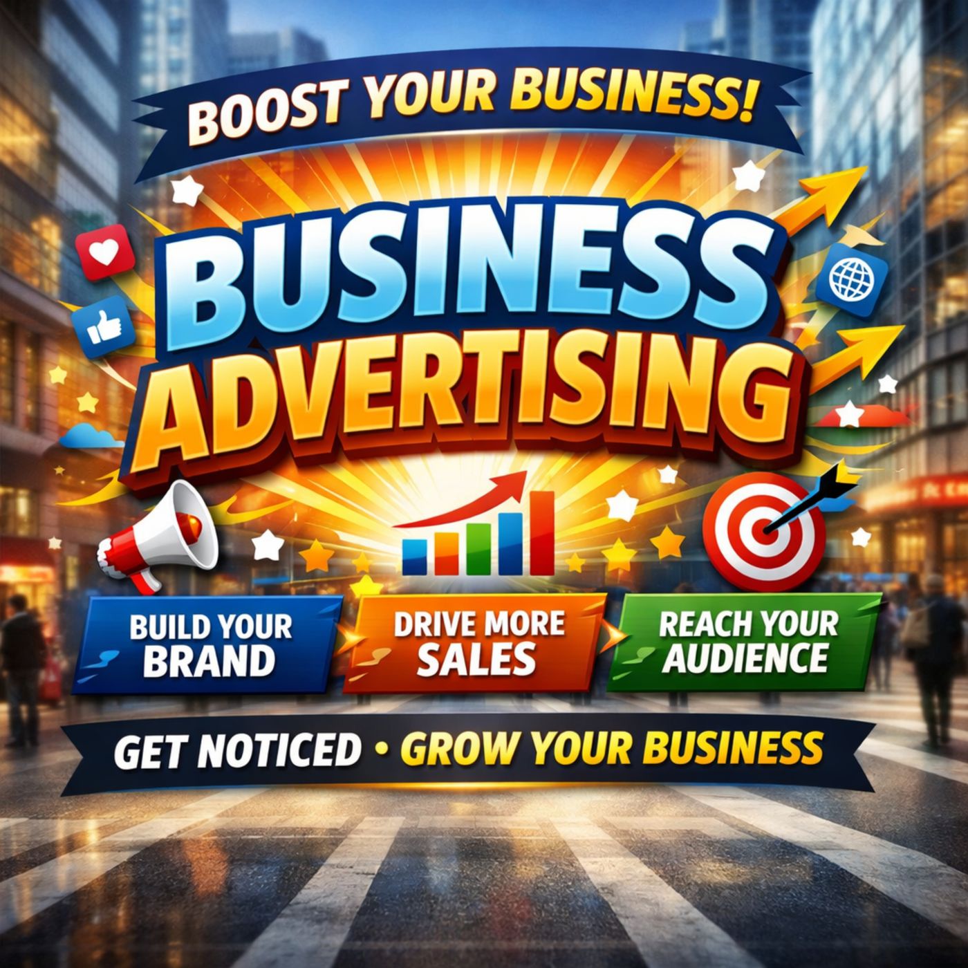 Business advertising cover art