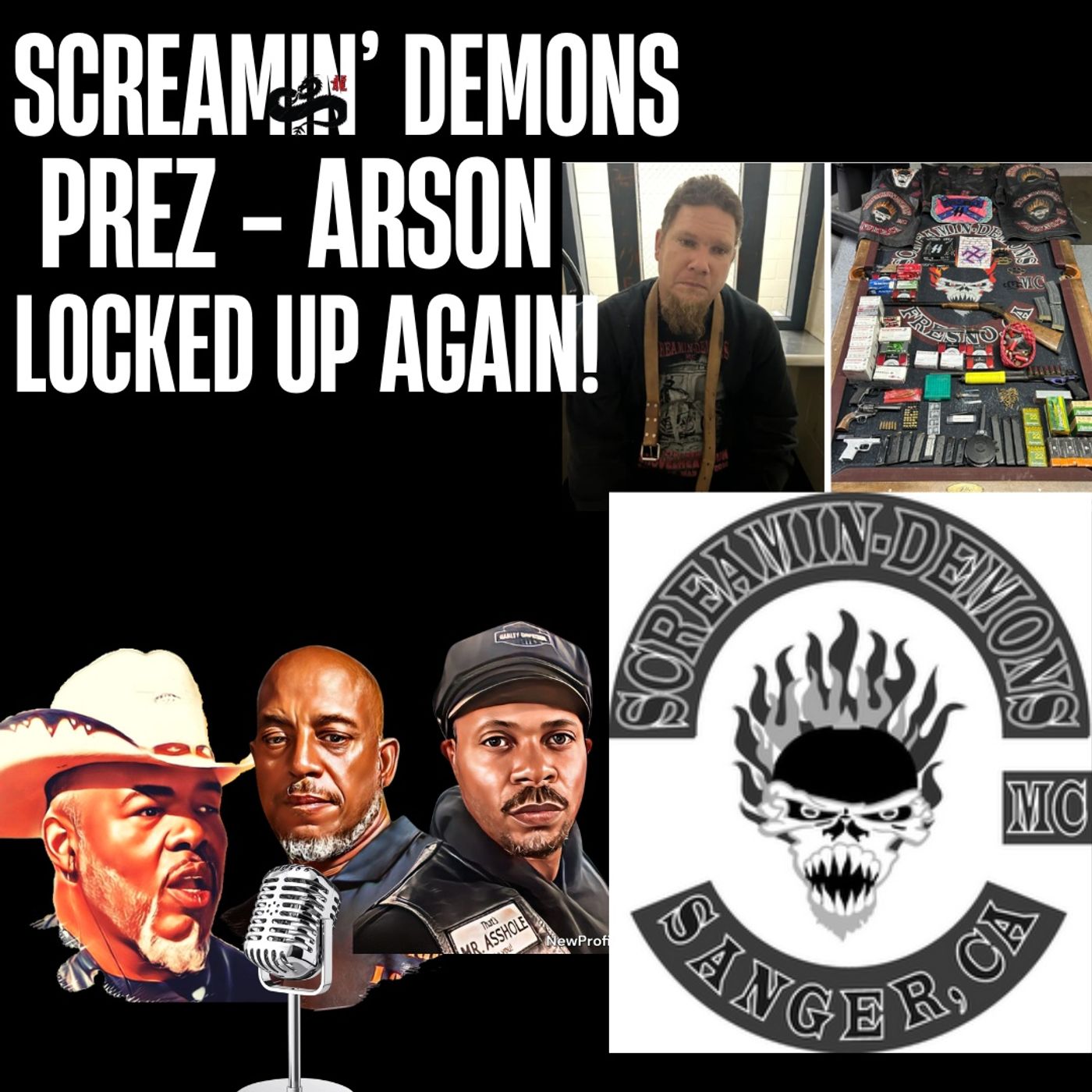 Screamin Demons MC Prez and Business Owner Arrested for Arson