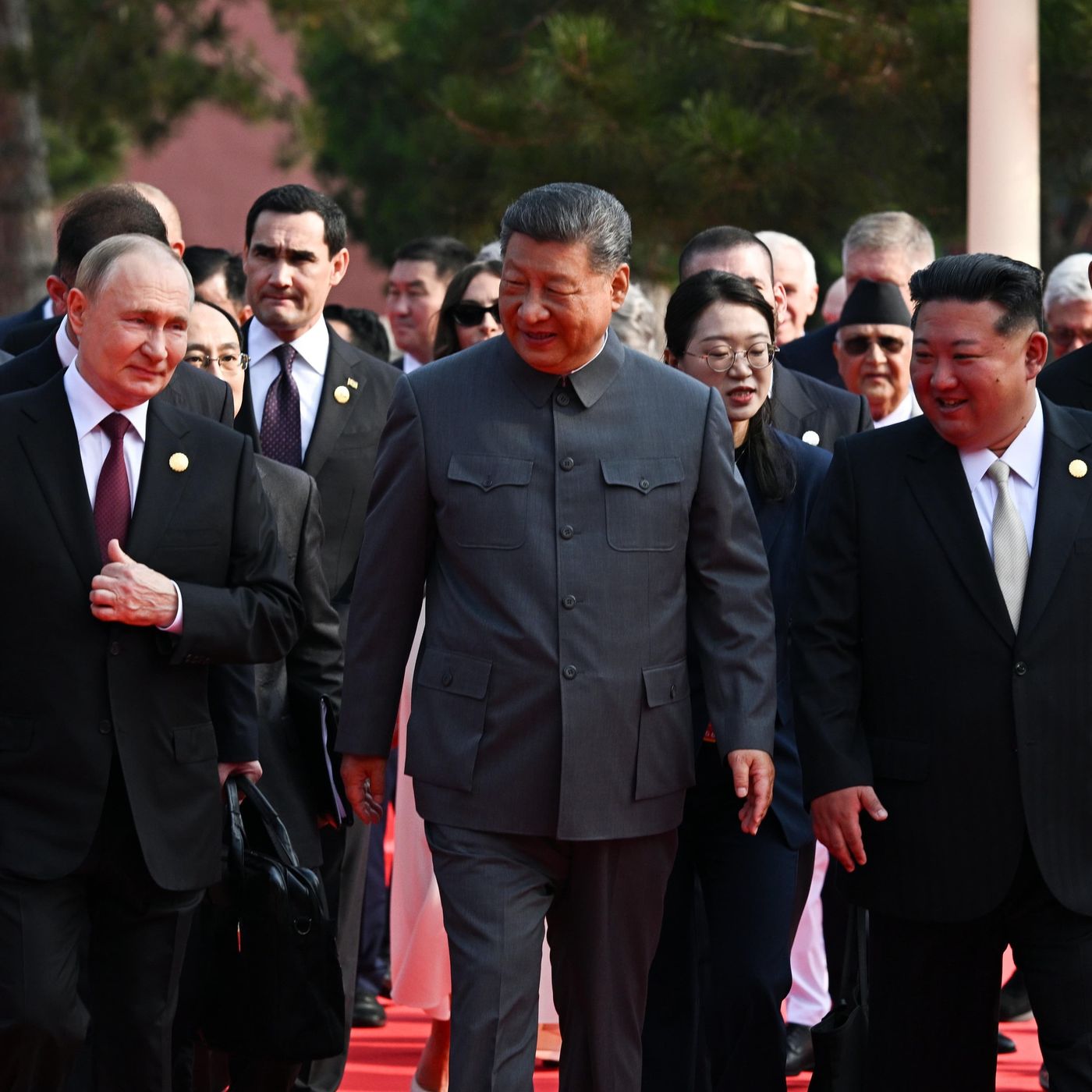 Strongmen assemble: Putin, Kim and Xi in Beijing episode artwork