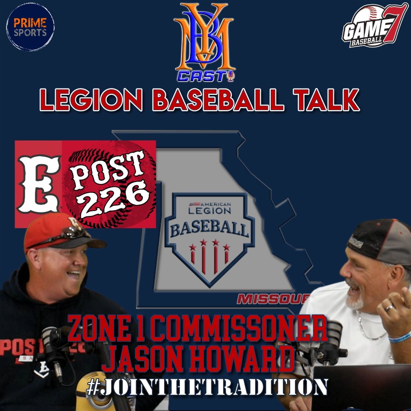 Legion Baseball Talk | New Zone 1 Commissioner Jason Howard | YBMcast episode artwork