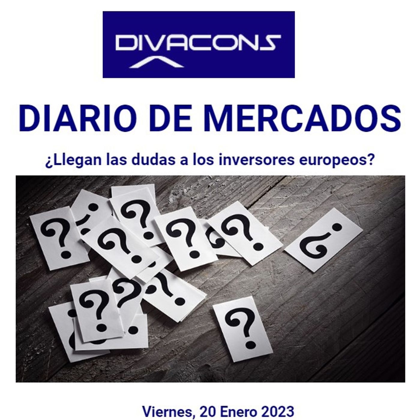 PODCAST DIARIO DE MERCADOS Viernes 20 Enero episode artwork