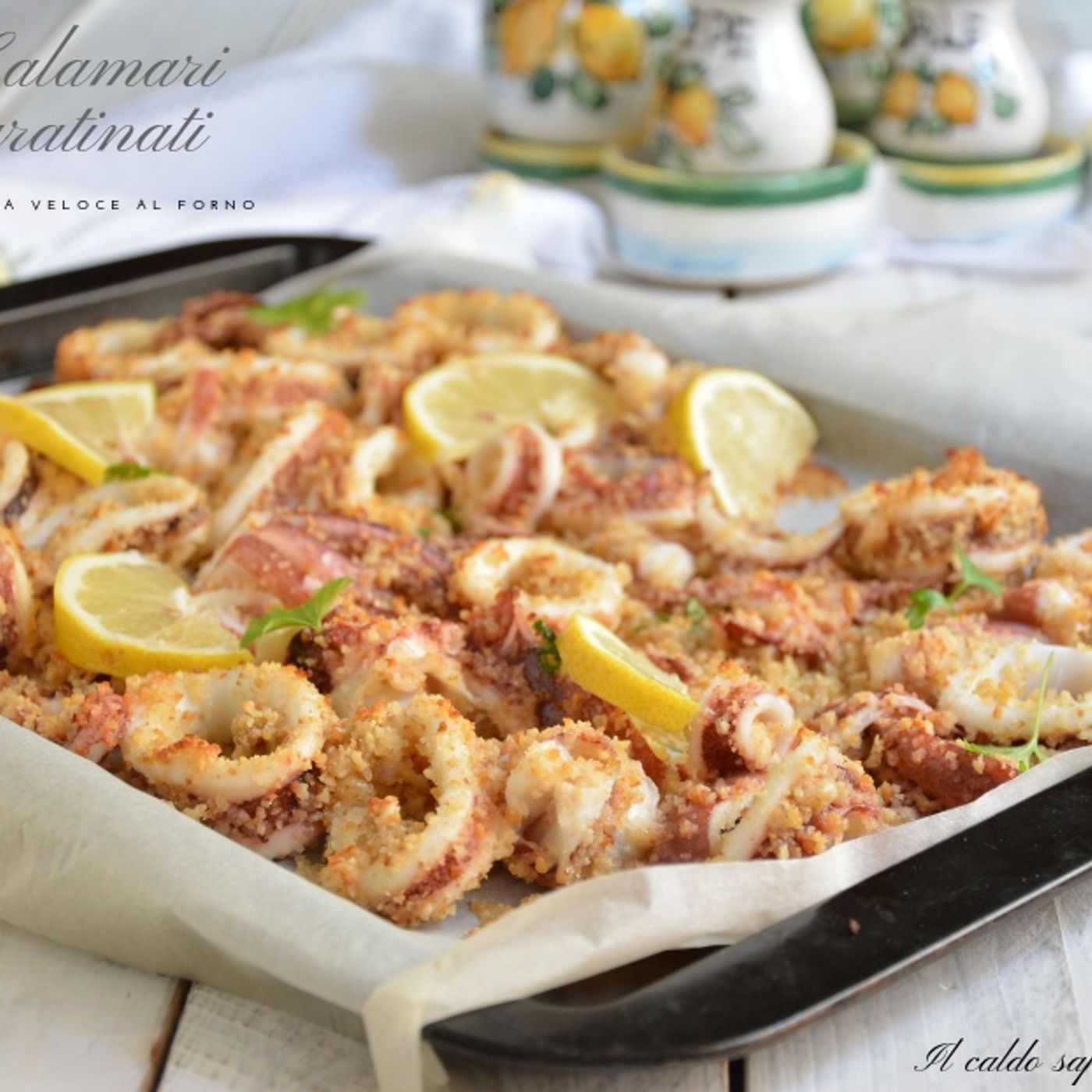 Calamari gratinati al forno croccanti: pronti in pochi minuti e senza friggere episode artwork