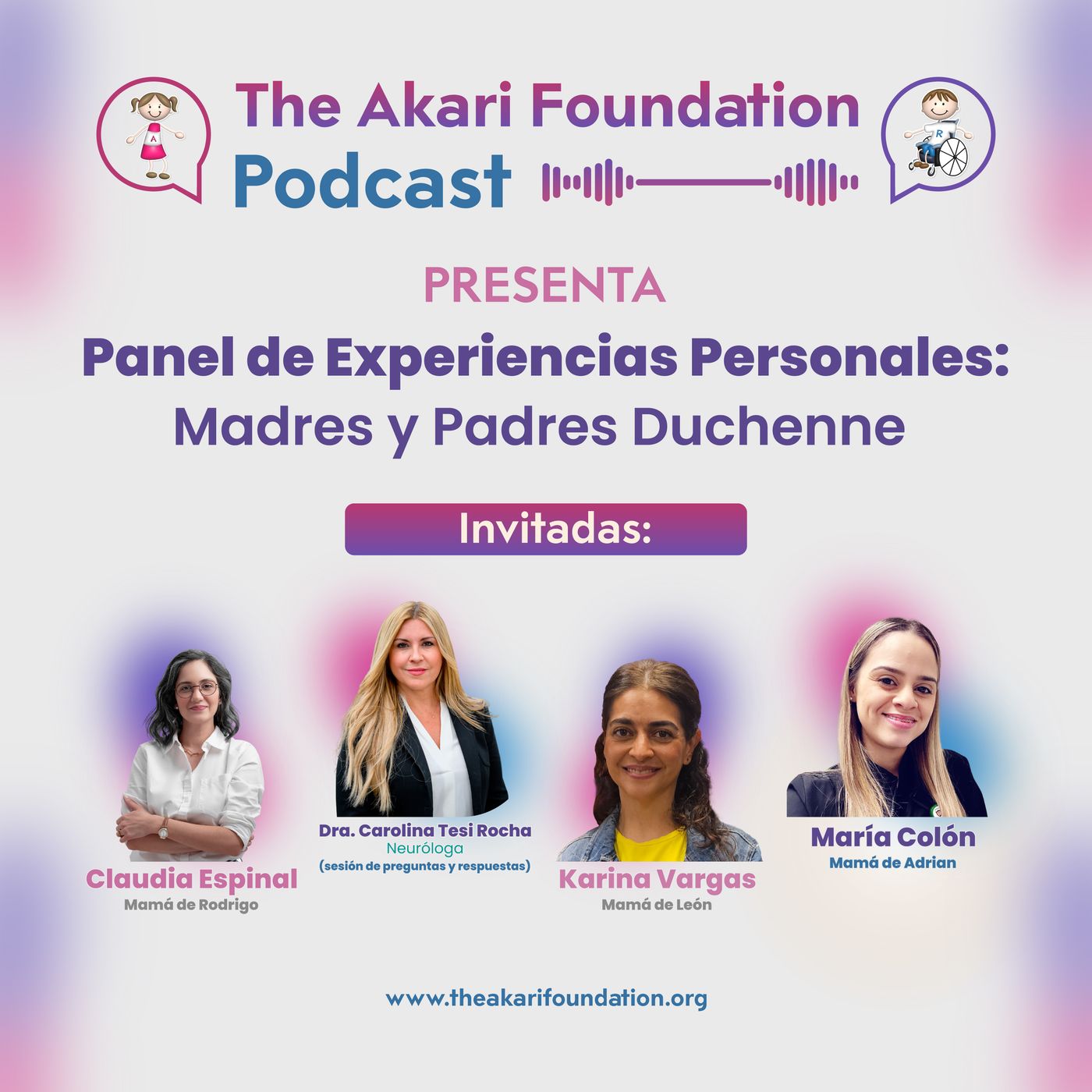 Ep. 39 -  Panel de Experiencias Personales: Madres y Padres Duchenne