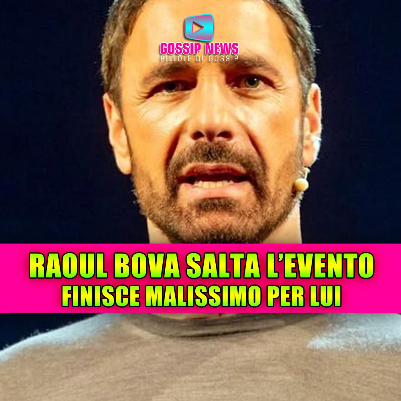RAOUL BOVA SALTA L'EVENTO, il sindaco esplode: ecco cosa è successo davvero