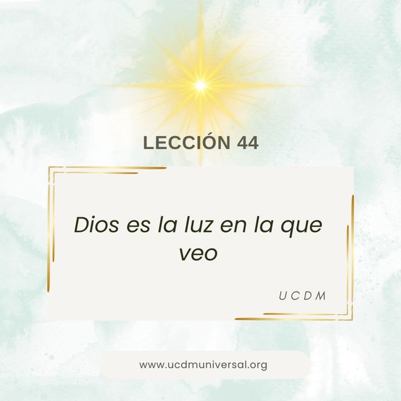 UCDM Universal LECCIÓN DEL DÍA