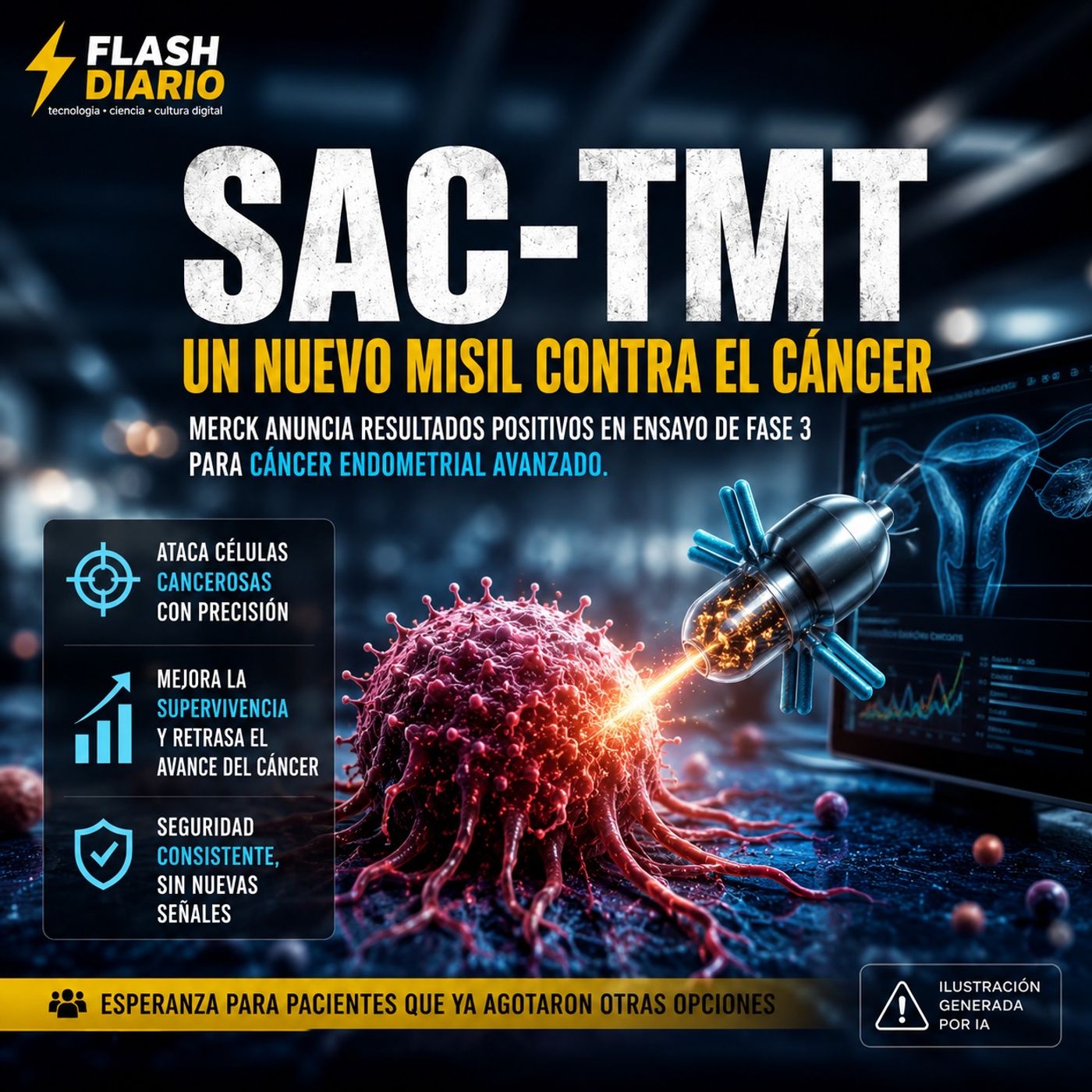 Sac-TMT contra cáncer