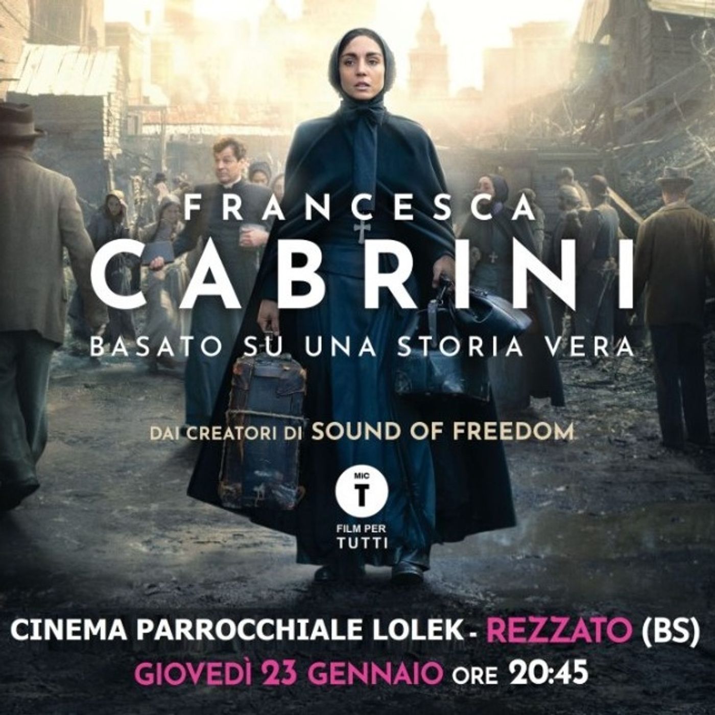 Al Cinema Lolek di Rezzato un film su Santa Francesca Cabrini: intervista a Chiara Gabrieli  -  17 gennaio 2025 episode artwork
