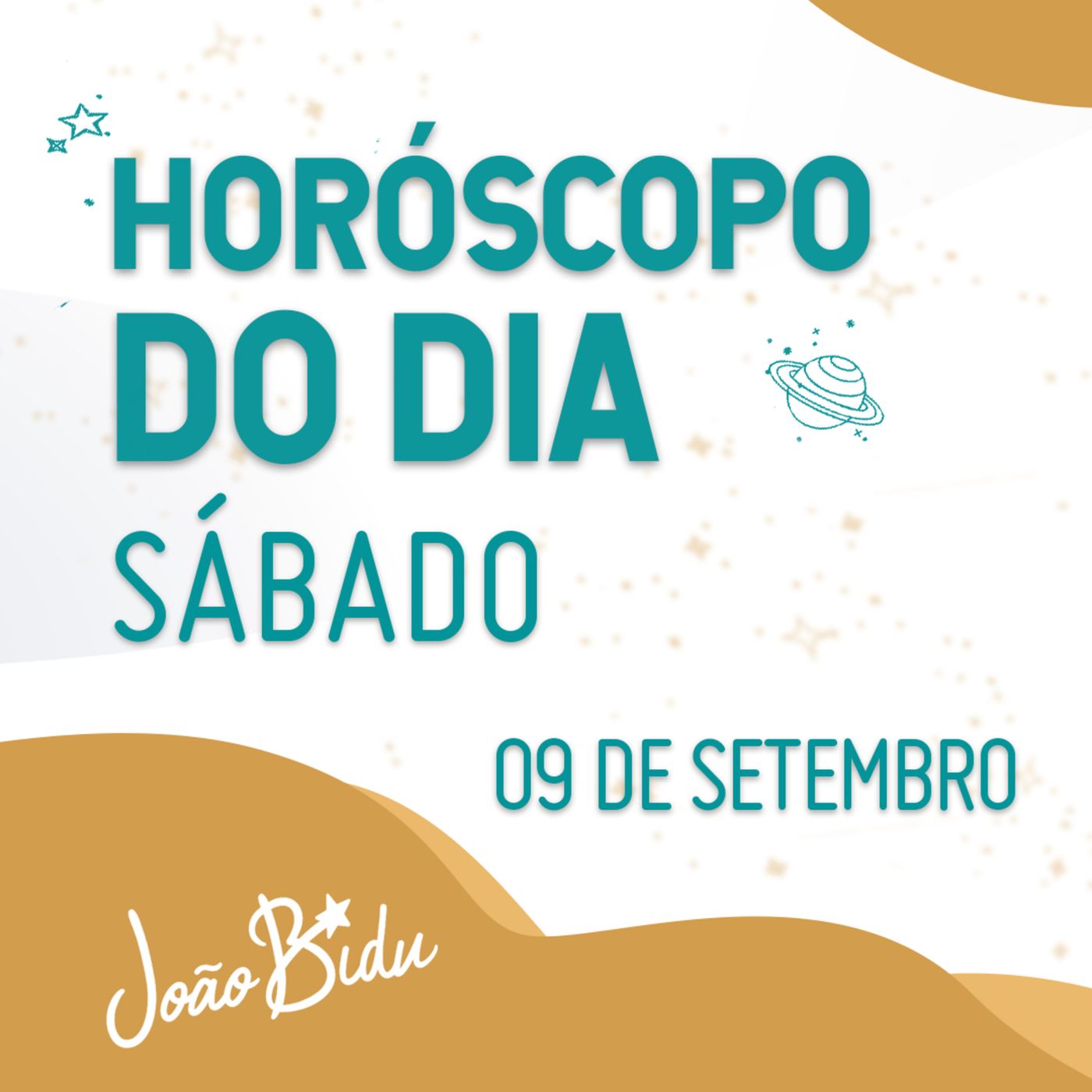 Horóscopo do Dia 09 de Setembro - Sábado | POR JOÃO BIDU episode artwork
