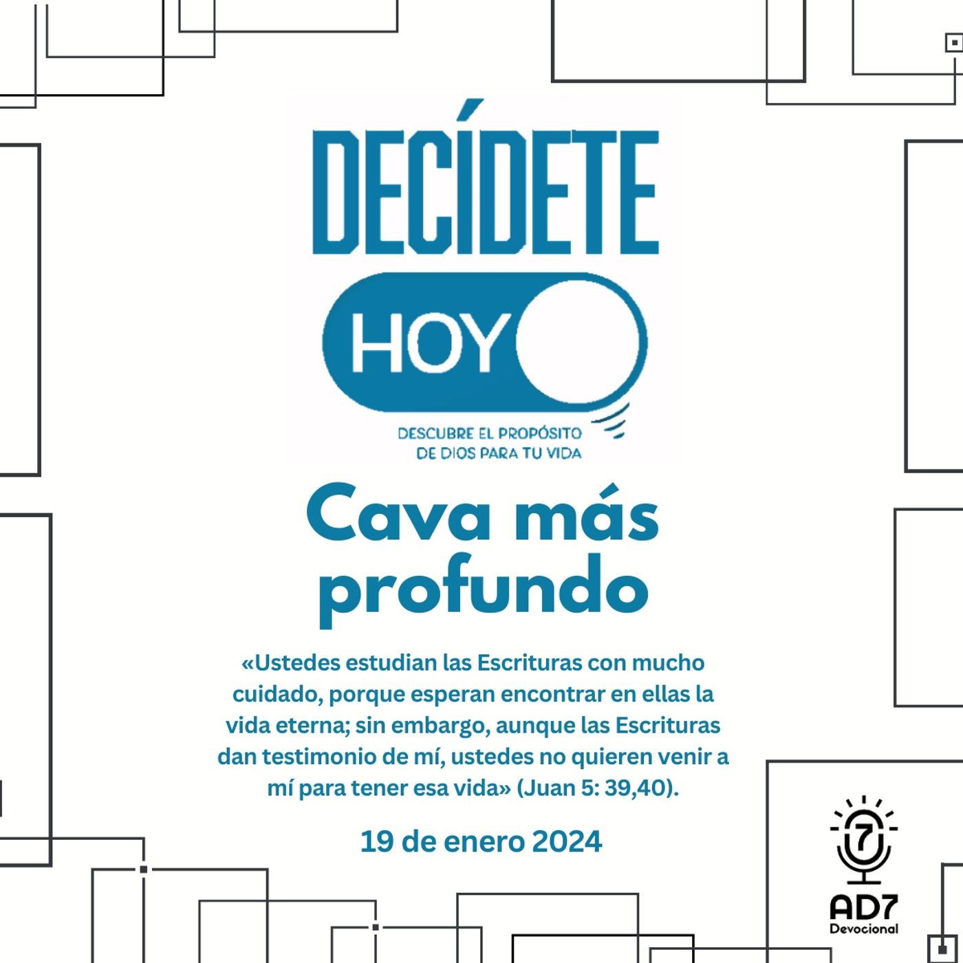 Cava más profundo | Devocional de Jóvenes | 19 de enero 2024