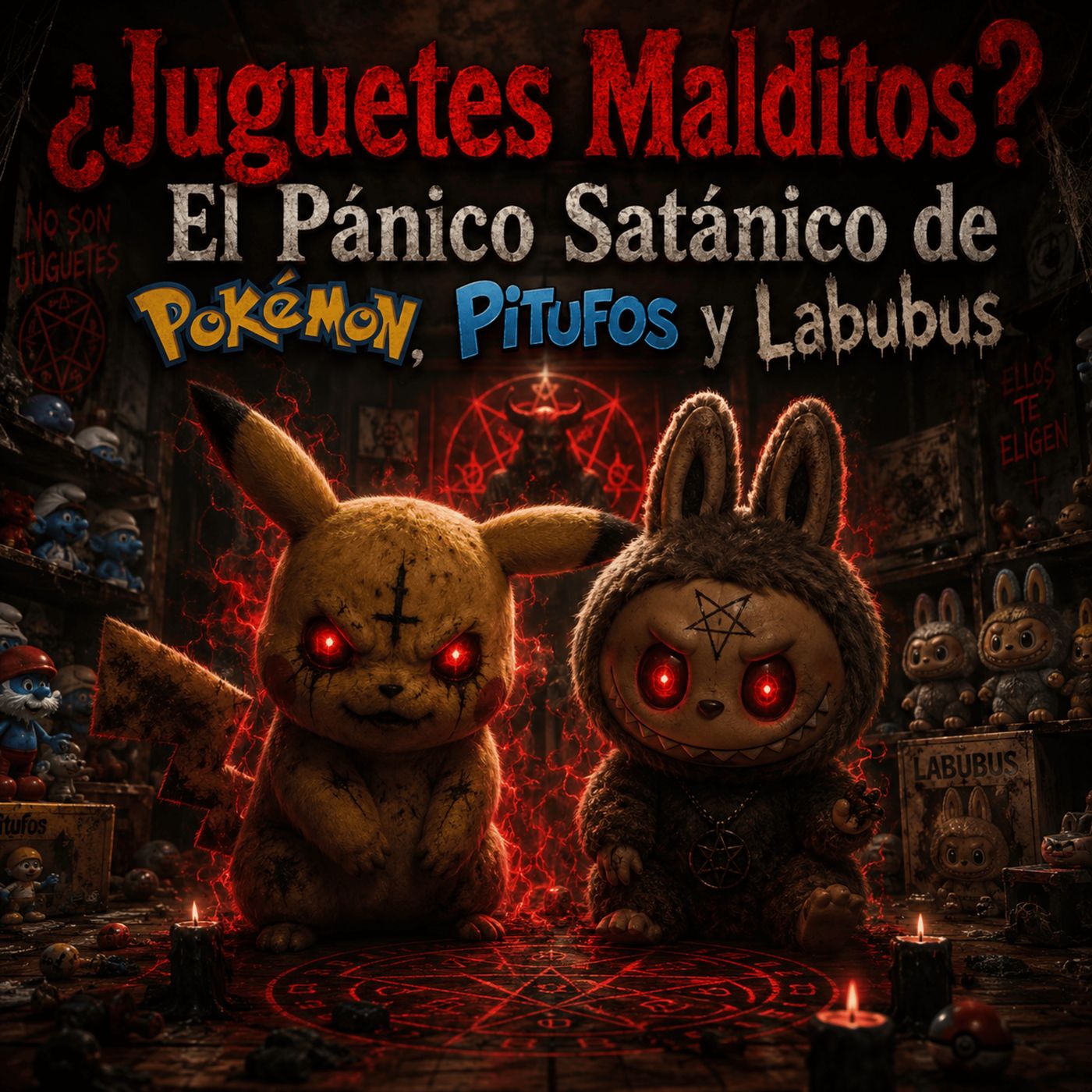 ¿Juguetes Malditos? El Pánico Satánico de Pokémon, Pitufos y Labubus episode artwork