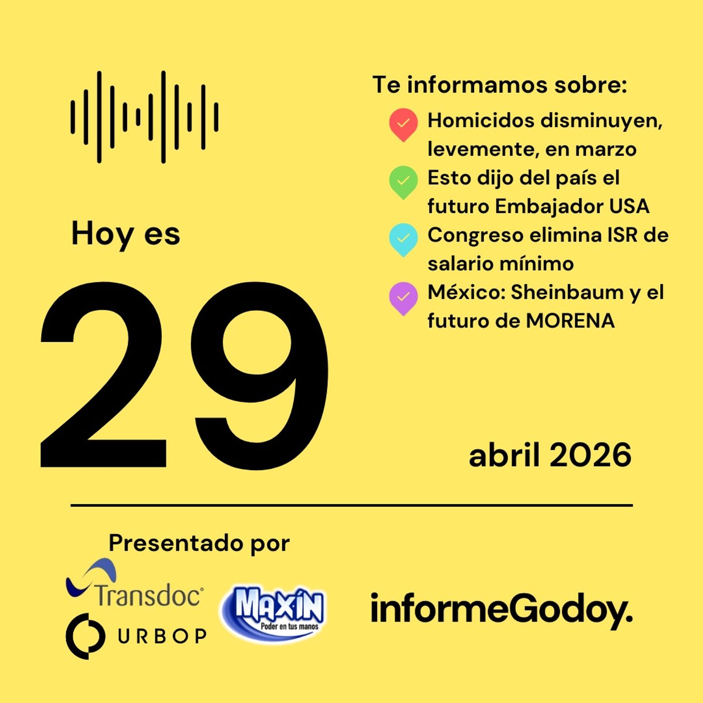 29 de abril 2026 episode artwork