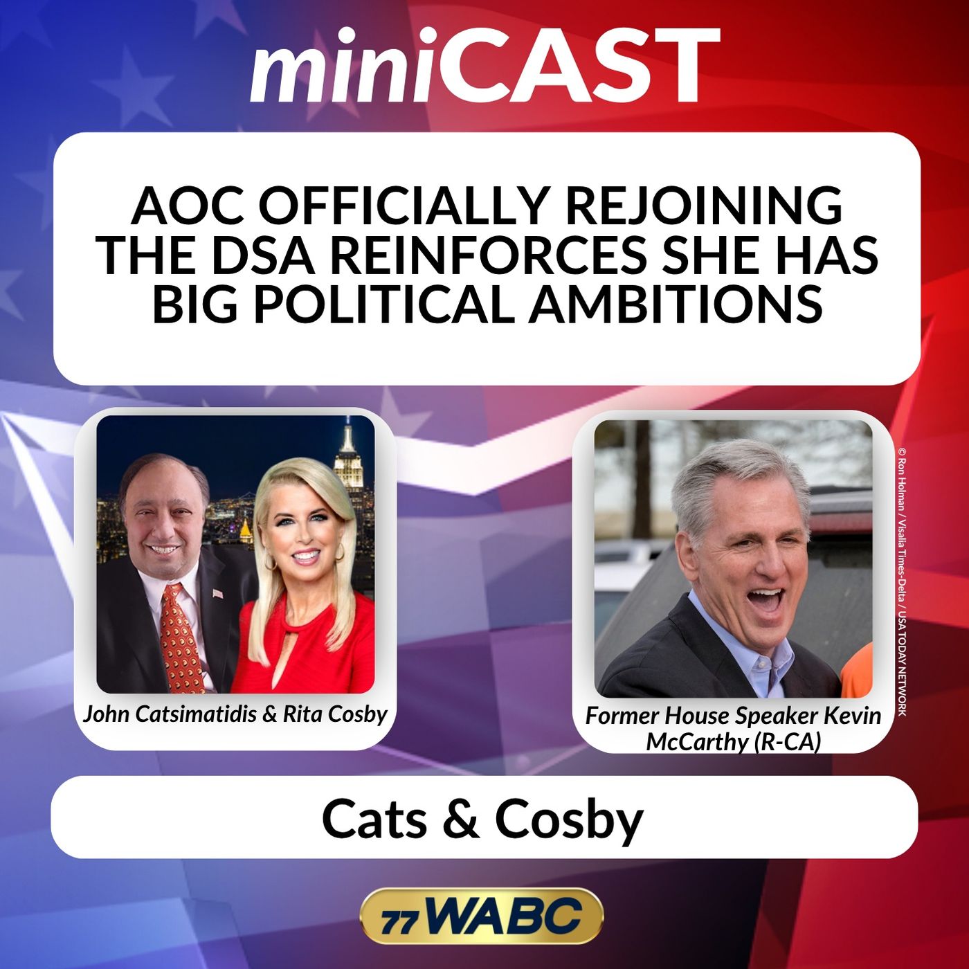 Kevin McCarthy: AOC Officially Rejoining the DSA Reinforces She has Big Political Ambitions episode artwork