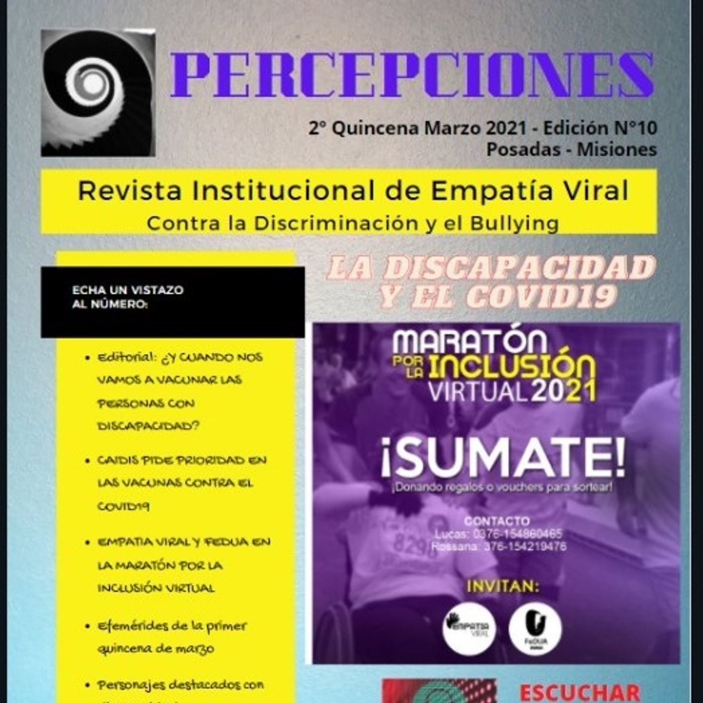 PERCEPCIONES REVISTA DE EMPATIA VIRAL