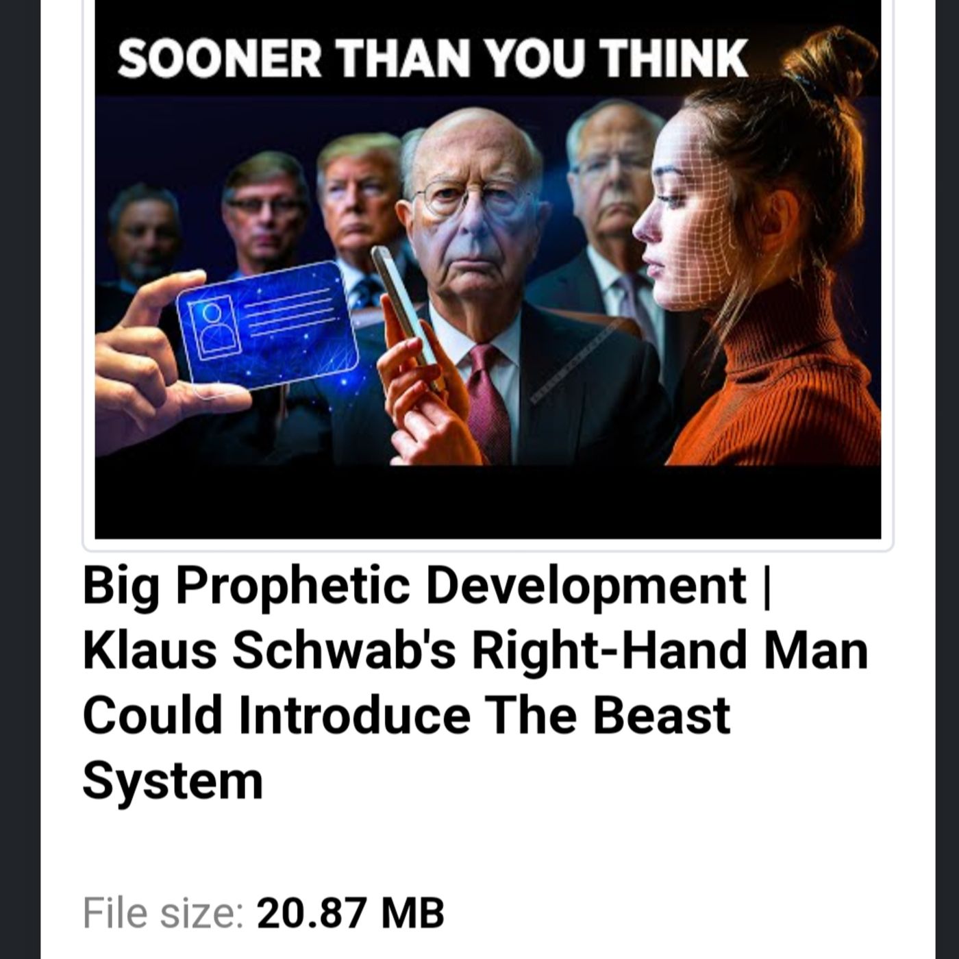 Big Prophetic Development | Klaus Schwab's Right-Hand Man Could Introduce The Beast System episode artwork