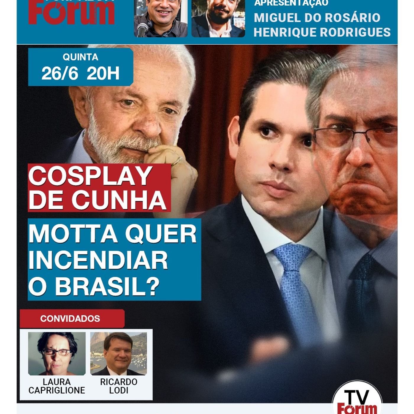 Derrubada do IOF é fogo cerrado de Motta no governo Lula | Na favela, Lula dispara contra Tarcísio episode artwork