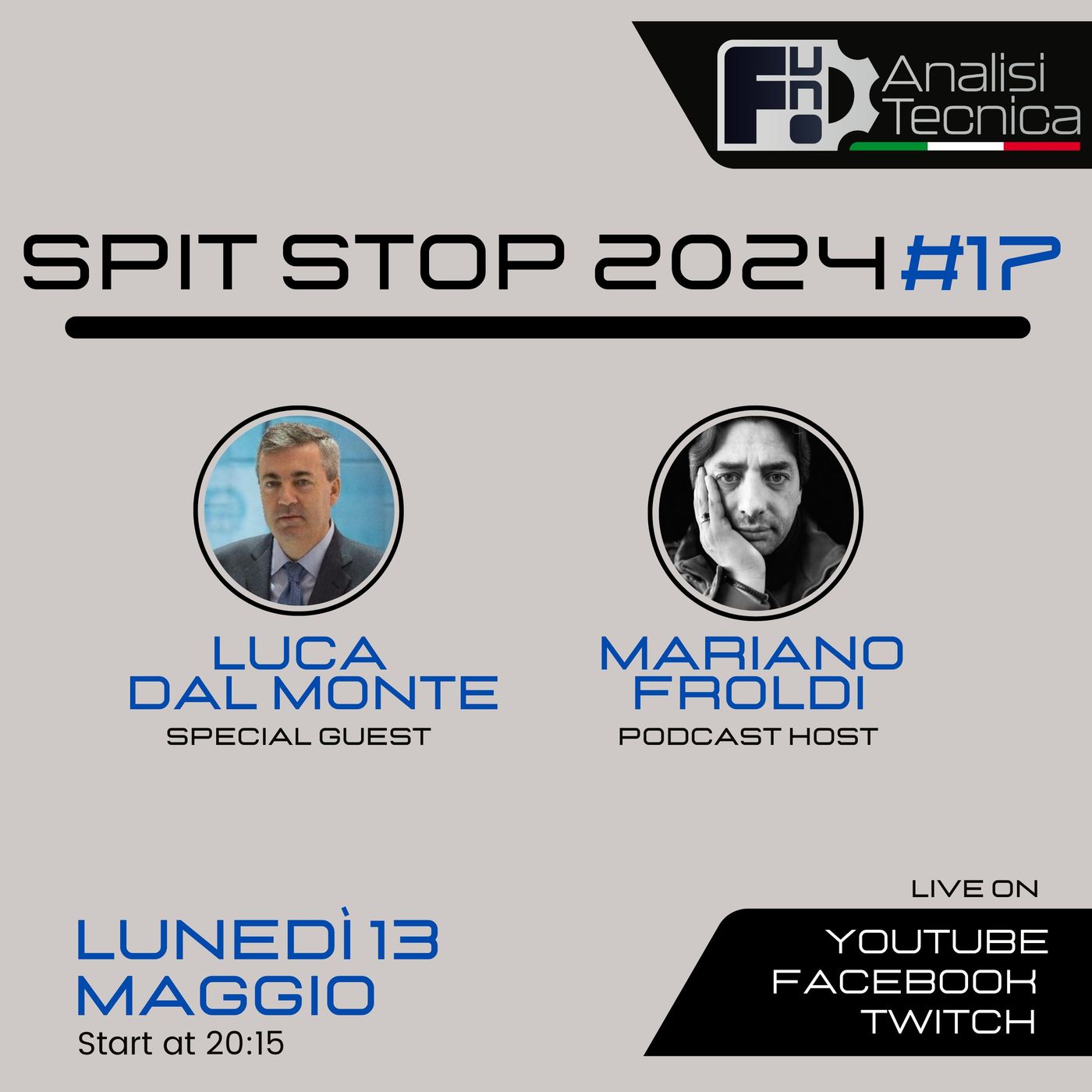 Spit Stop 2024 - Puntata 17 - LIVE con Luca Dal Monte