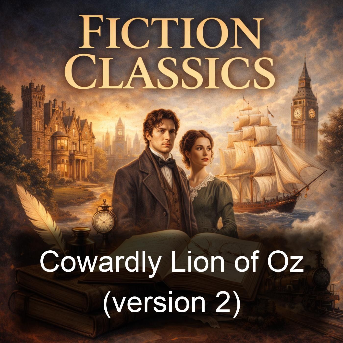 Cowardly Lion of Oz (version 2) cover art
