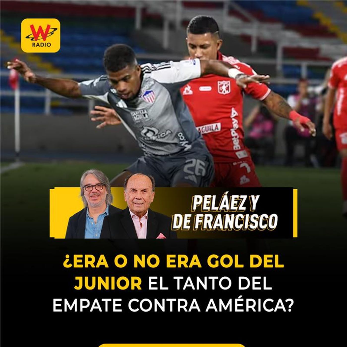 ¿Era o no era gol del Junior el tanto del empate contra América?