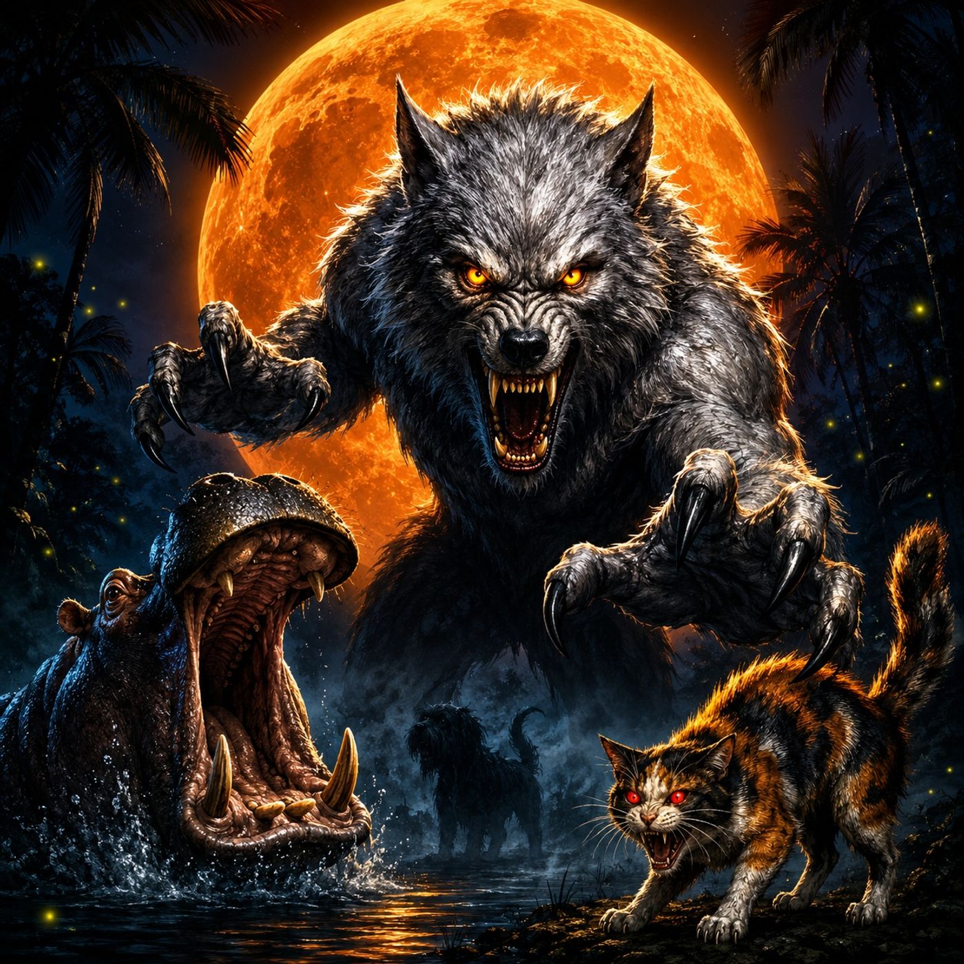 4 Scary Animal Horror Stories | Werewolf, Killer Hippos, Demon Cat & Monster Dog