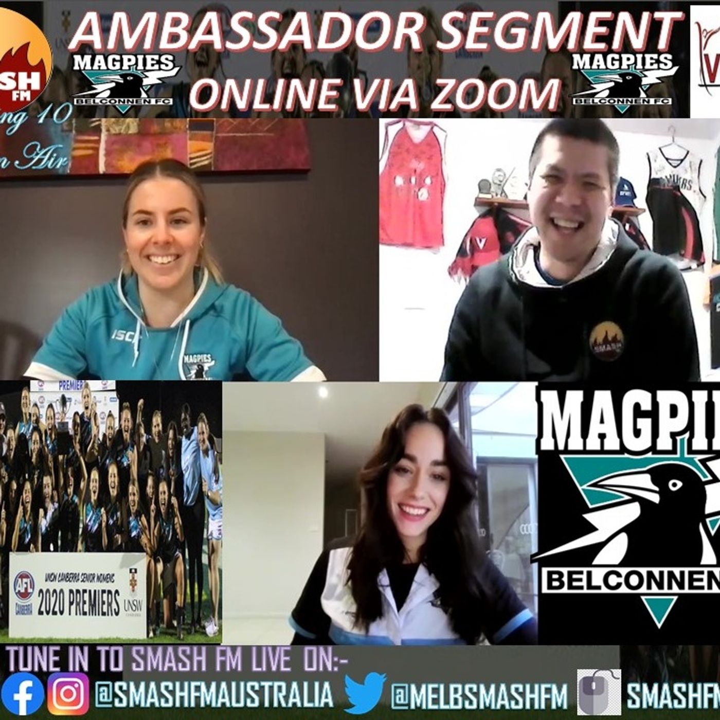 SSS10THYR AMBASSADOR SEGMENT: ACT Football with Jacqueline & Amber (Belconnen Magpies FC) 051021 episode artwork