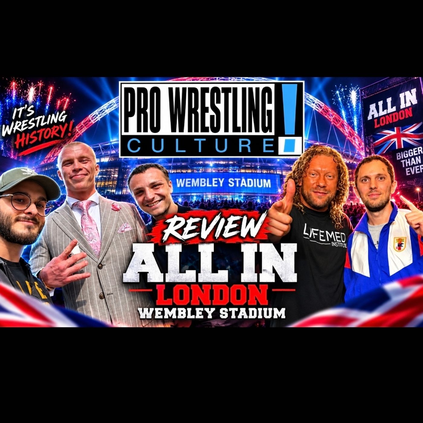 Pro Wrestling Culture #586 - REVIEW (dal vivo) di AEW ALL IN 2026 episode artwork