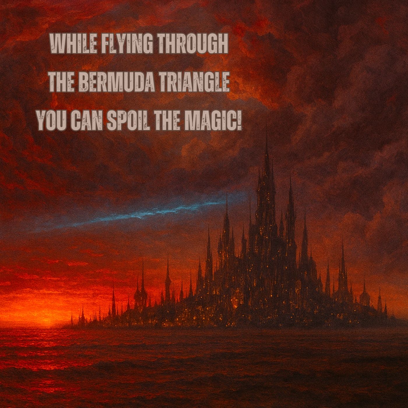 While Flying Through the Bermuda Triangle, You Can Spoil the Magic!