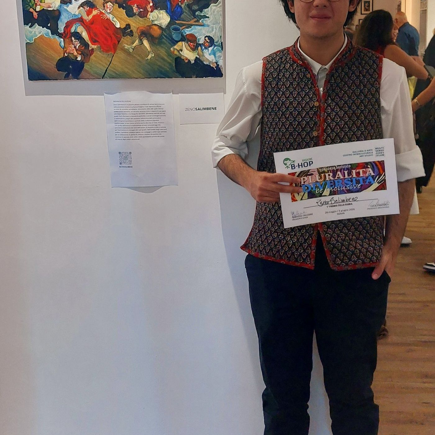 Zeno Salimbene, artista eclettico e malinconico: "L'arte è per me una necessità" episode artwork