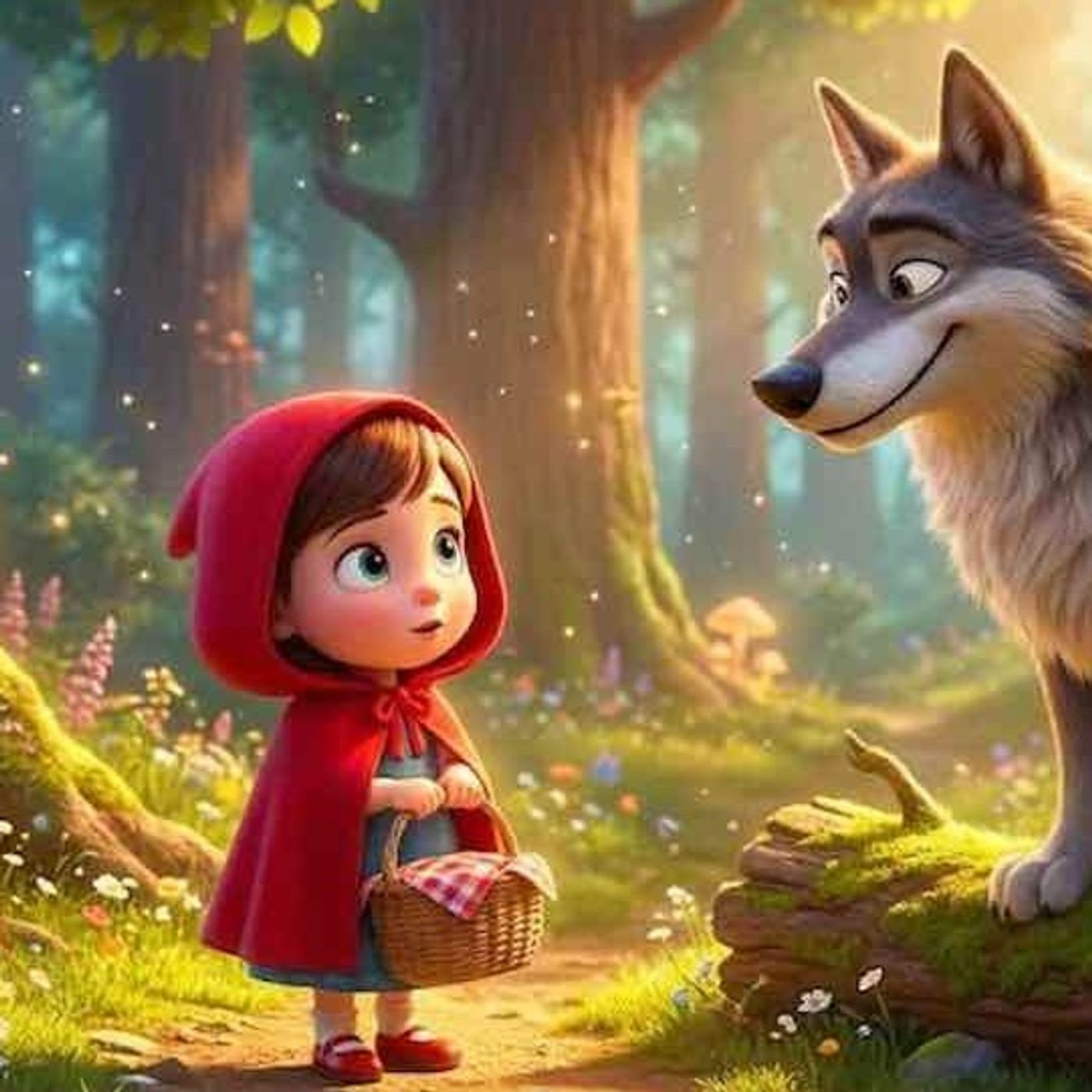 CAPERUCITA ROJA 🌺 Audio cuento infantil 🐺 Cuento corto