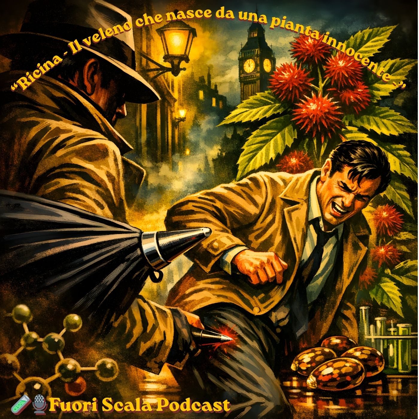 🎙️Fuori Scala #25 Ricina - Il veleno che nasce da una pianta innocente episode artwork