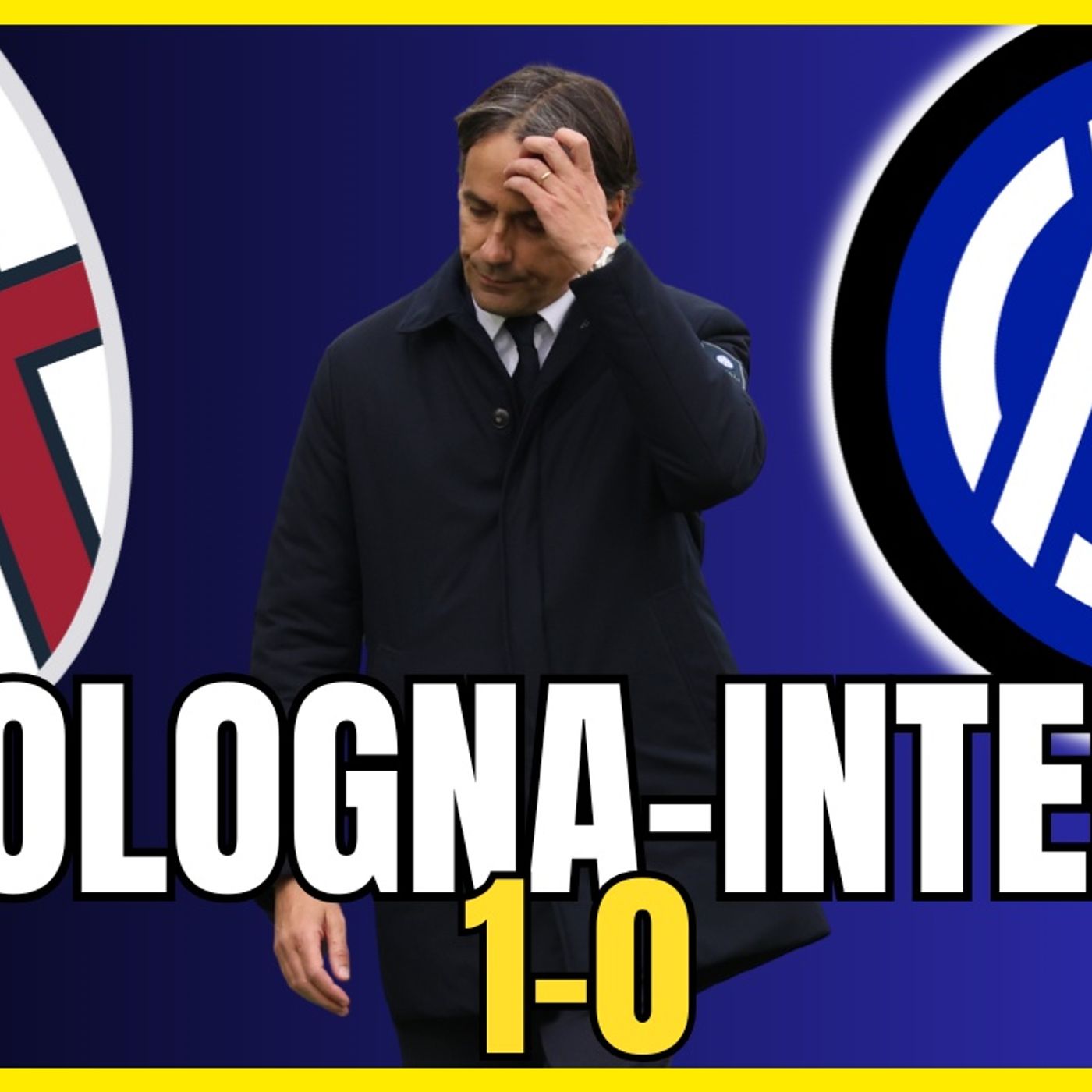 BOLOGNA INTER 1-0: STADIO E PARTITA MALEDETTI. MALEDETTI. PAZZESCO...