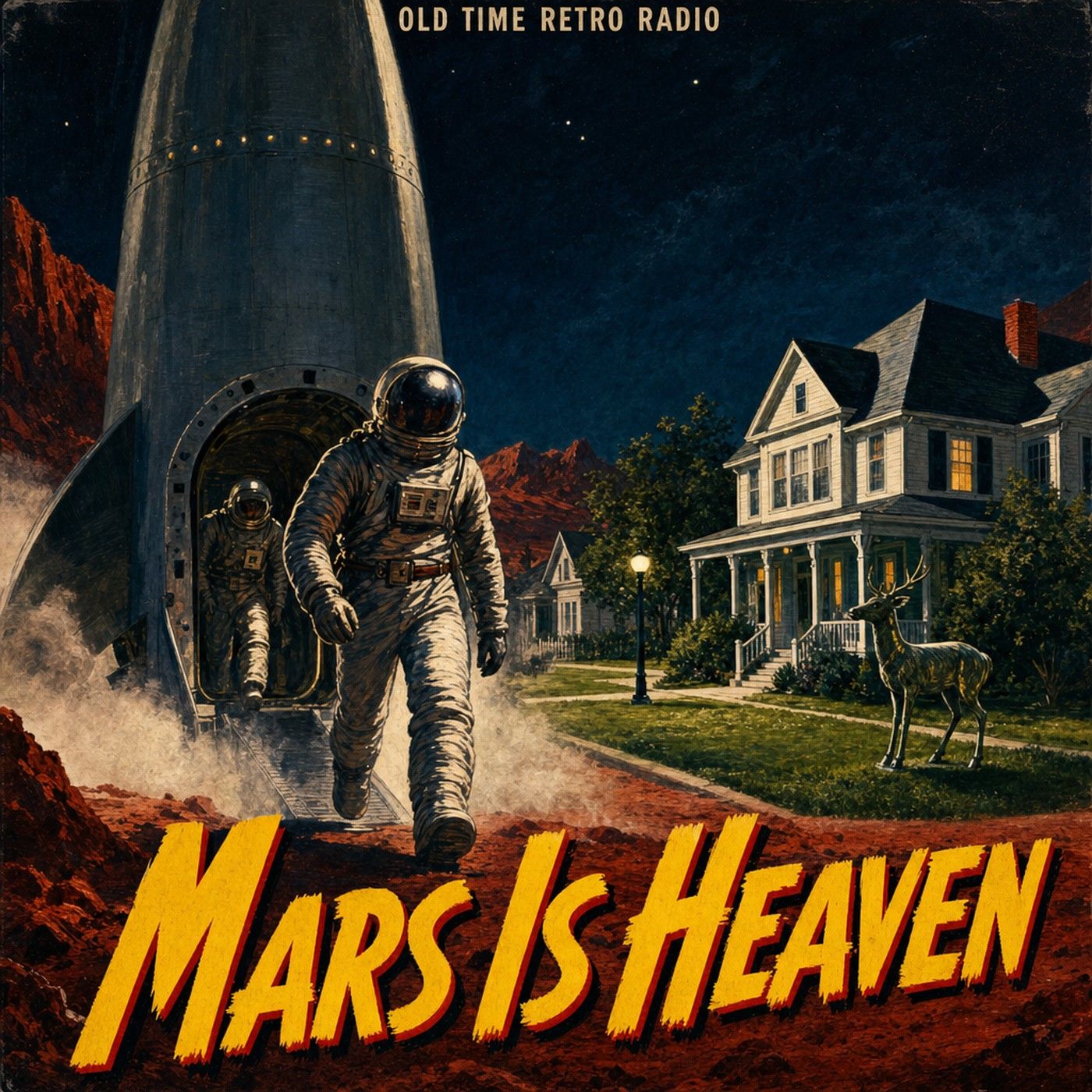 Dimension X - "Mars Is Heaven" (Old Time Radio, 1951) episode artwork
