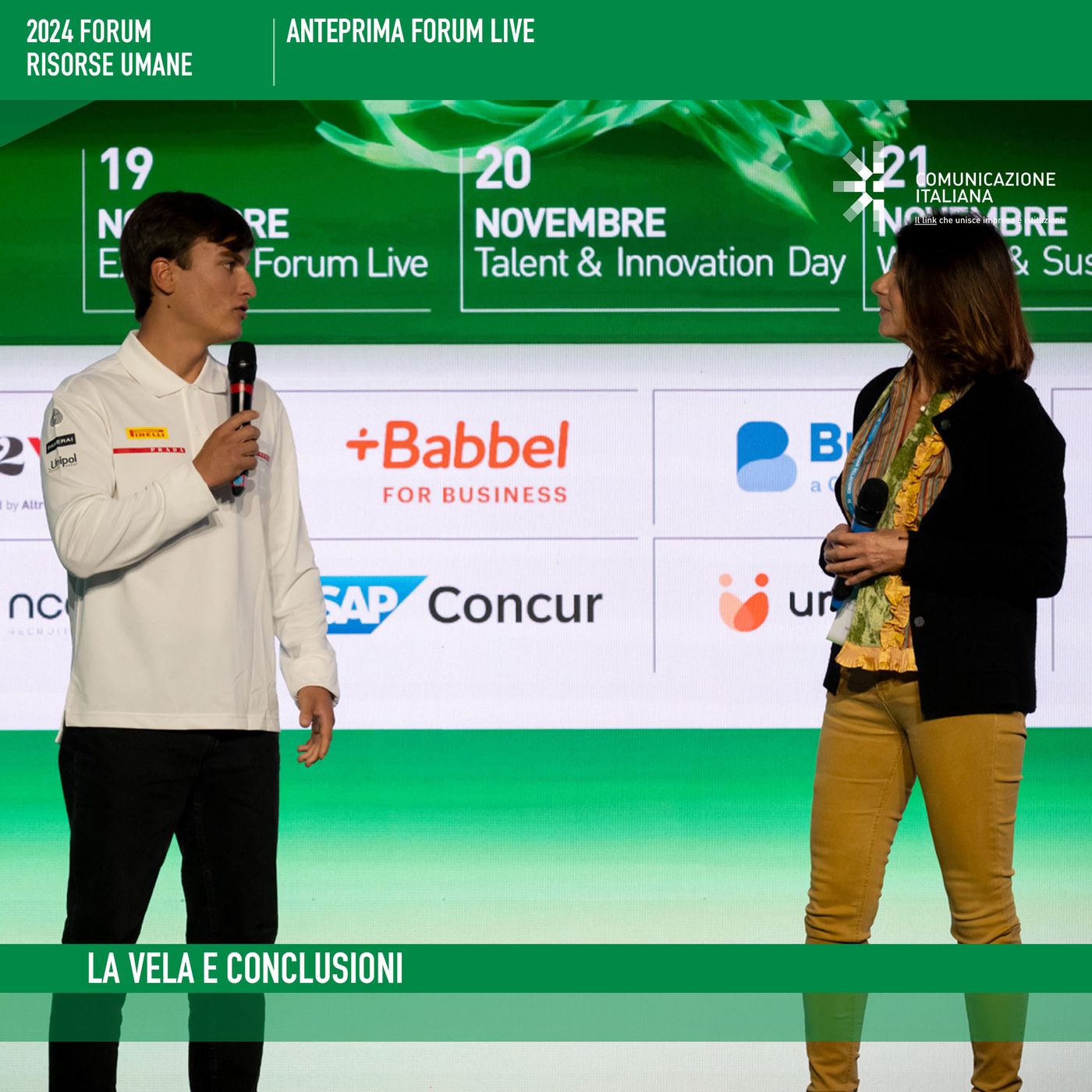 FORUM RISORSE UMANE 2024 | Anteprima Forum Live - EXCLUSIVE NON-CONFERENCE SHOW | Vela e I.A. - Conclusioni sull'I.A.