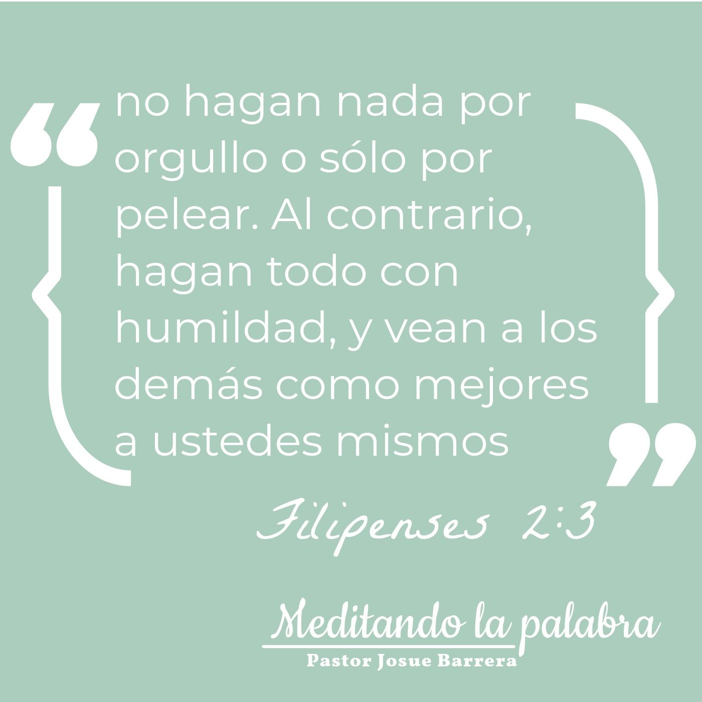 Meditando la palabra
