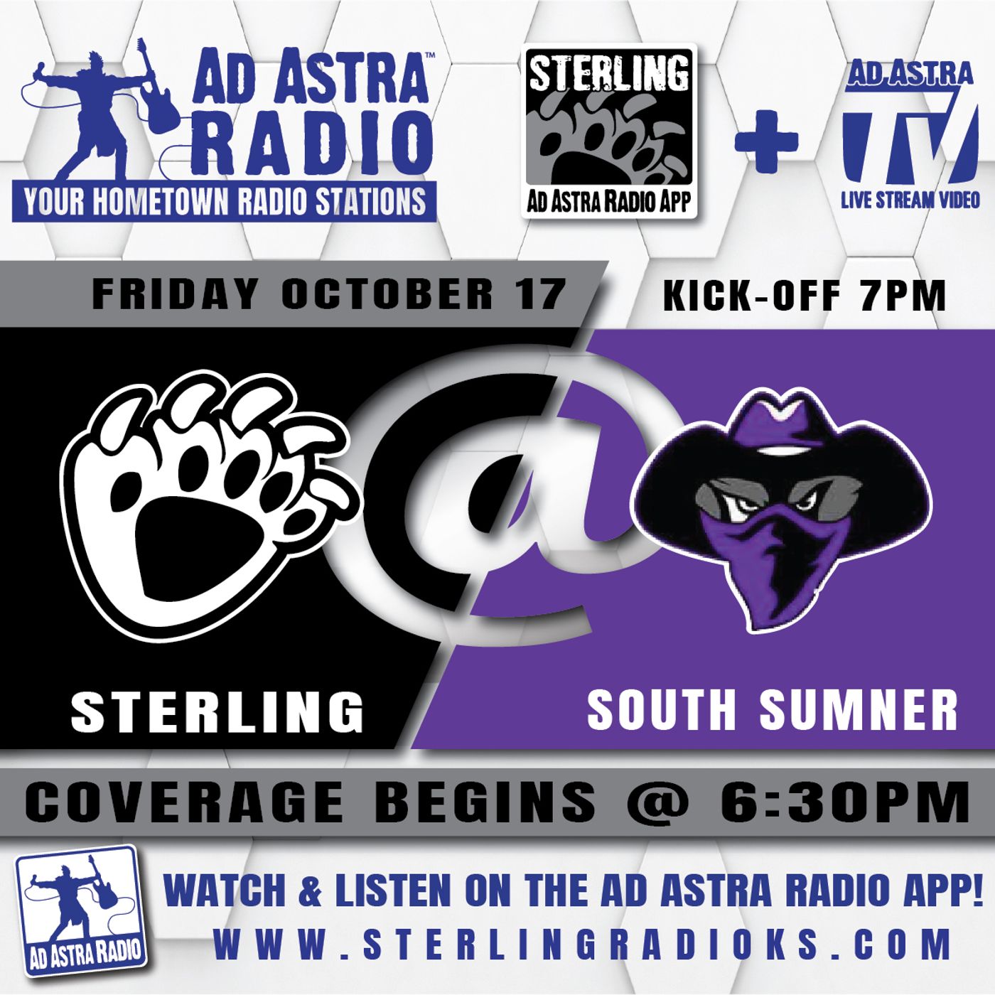 Sterling Blackbears at South Sumner County Outlaws Football (October 17, 2025) episode artwork