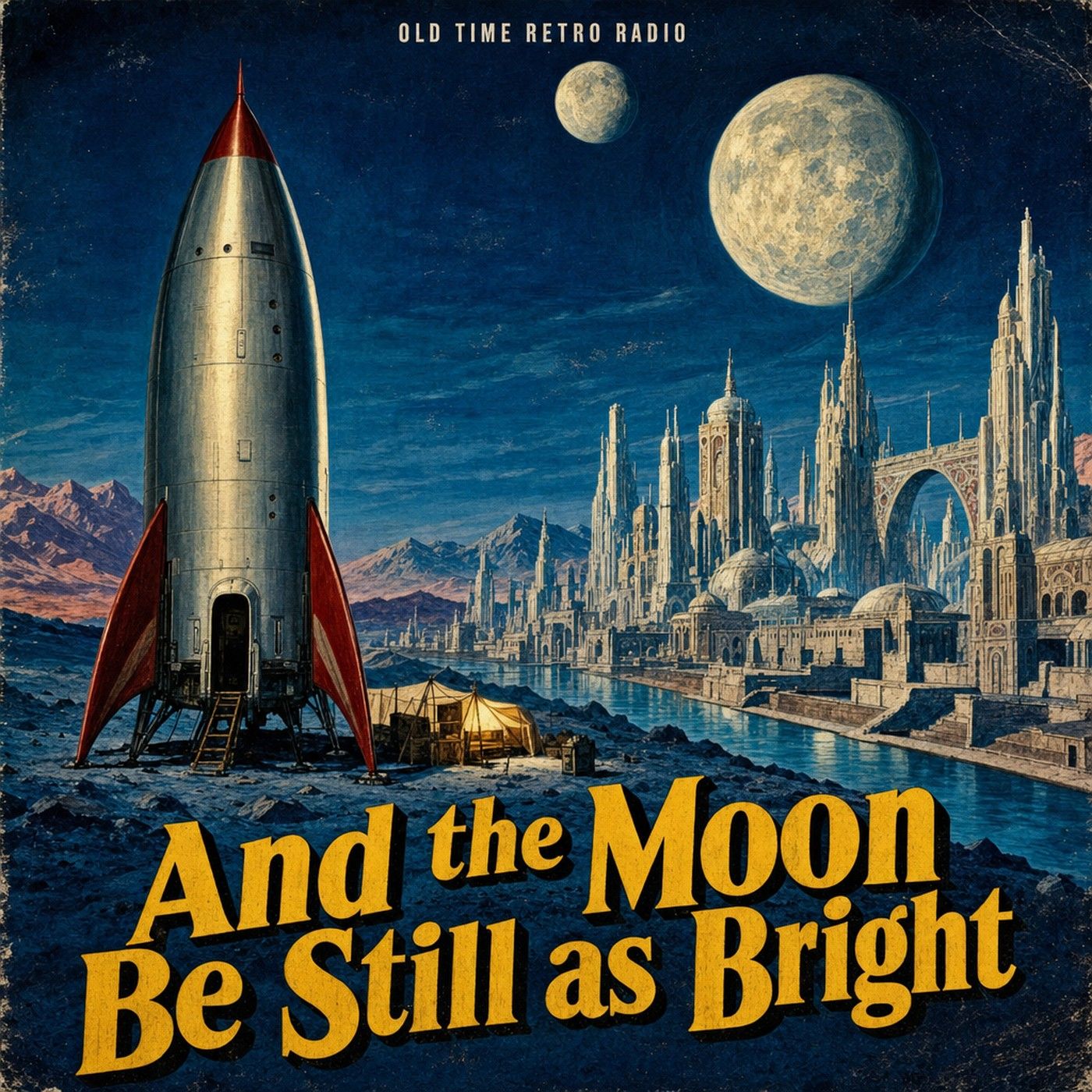 X Minus One - "And the Moon Be Still as Bright" (Old Time Radio, 1955) episode artwork