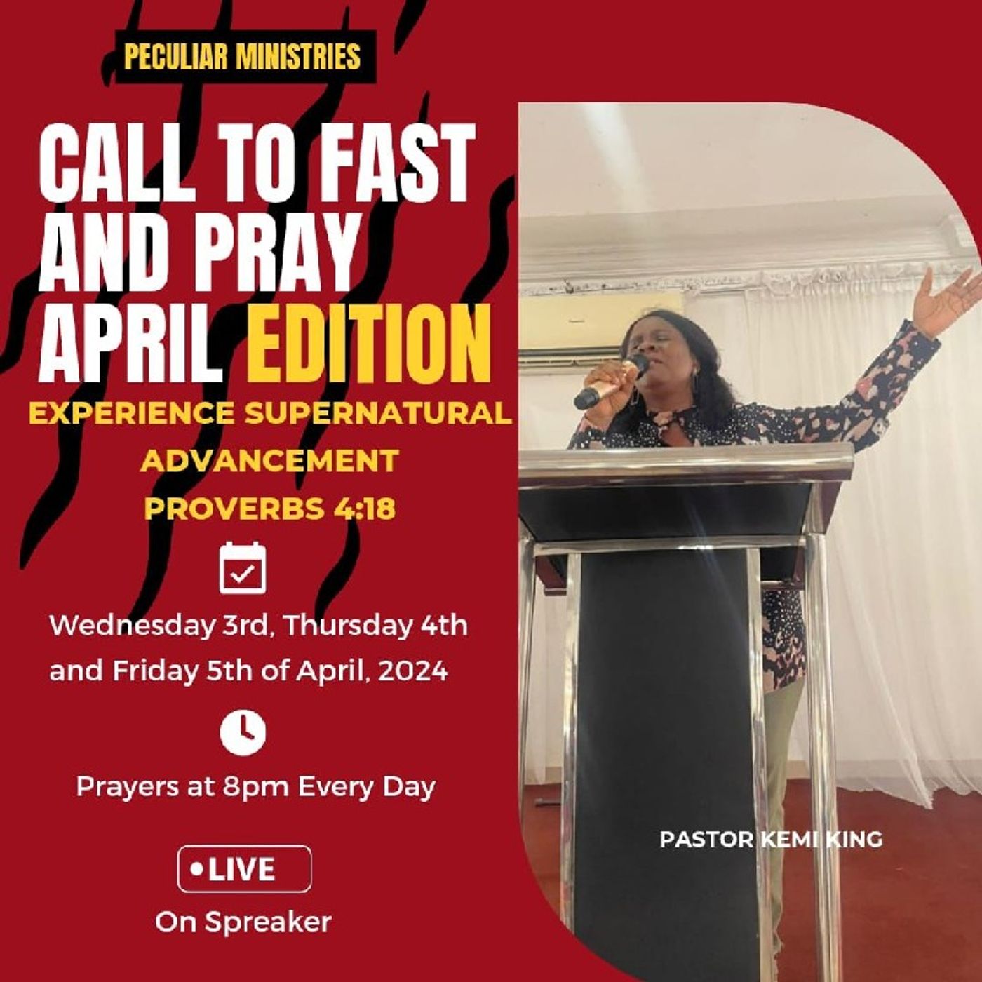 Day 1/ Call to Fast & Pray / April 3rd , 2024 episode artwork