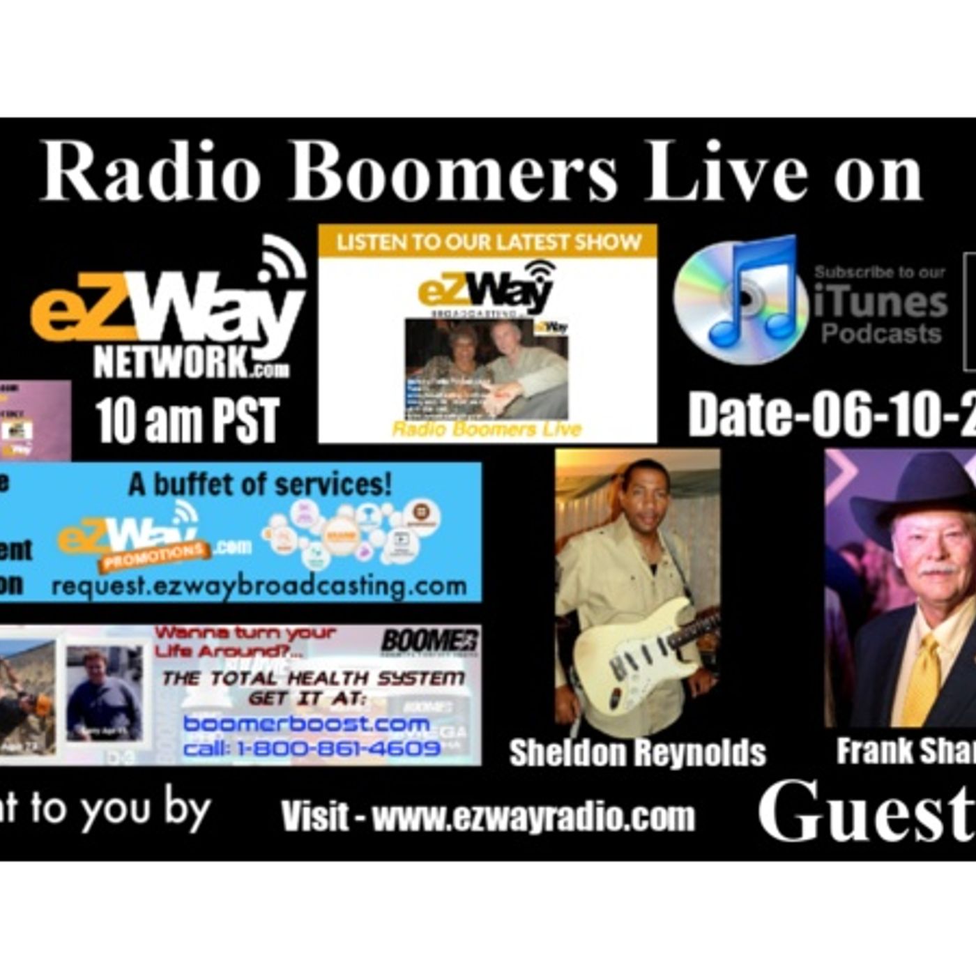 Radio Boomers Live S8 EP 39 Feat. Sheldon Reynolds and Frank Shankwitz WISH MAN episode artwork