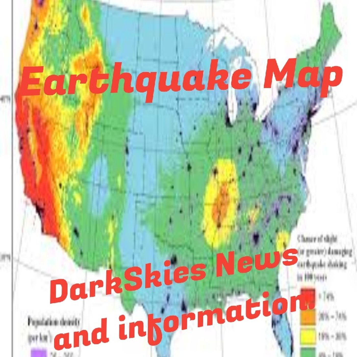 Earthquake Map. Episode 169 - Dark Skies News And information episode artwork