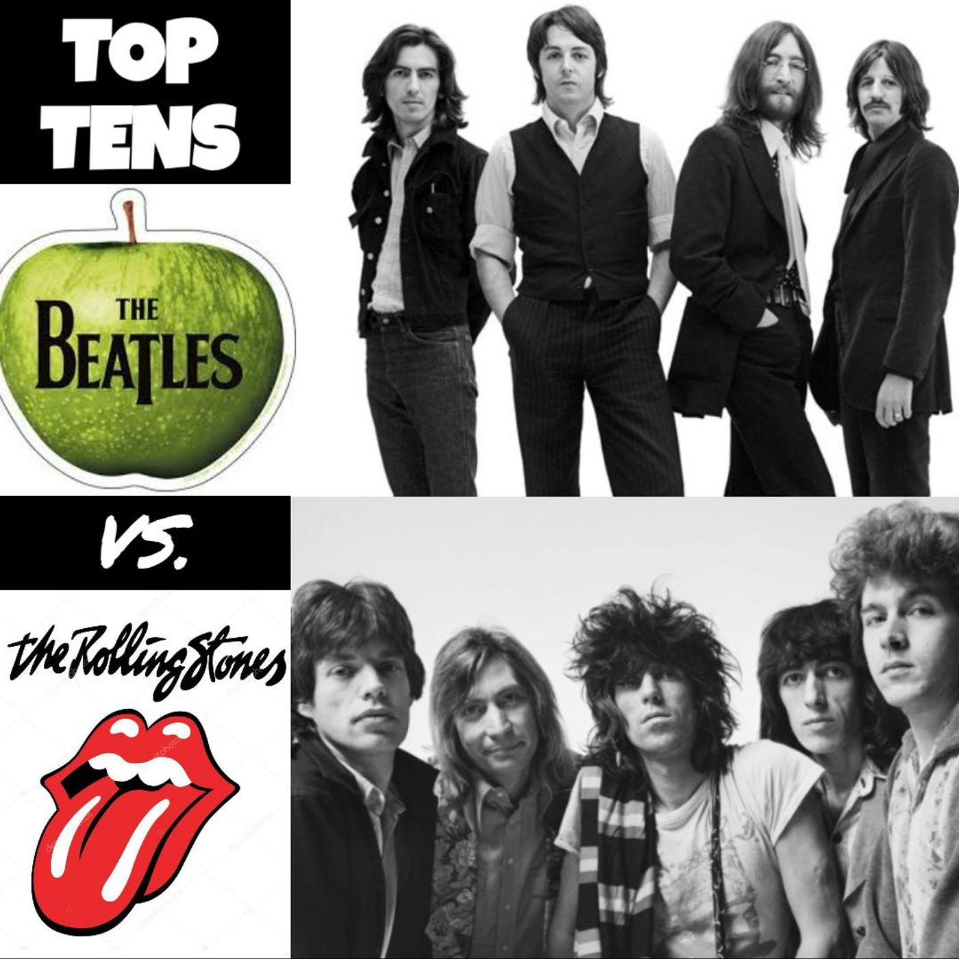 TOP TENS: BEATLES vs. STONES episode artwork