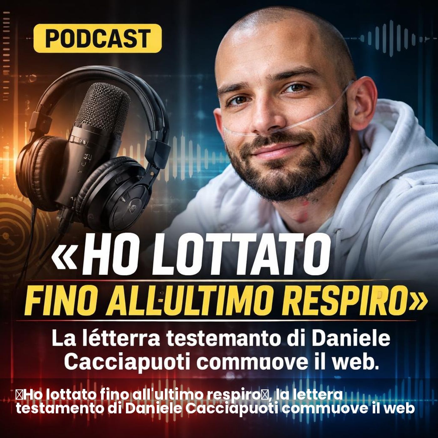 «Ho lottato fino all'ultimo respiro», la lettera testamento di Daniele Cacciapuoti commuove il web episode artwork