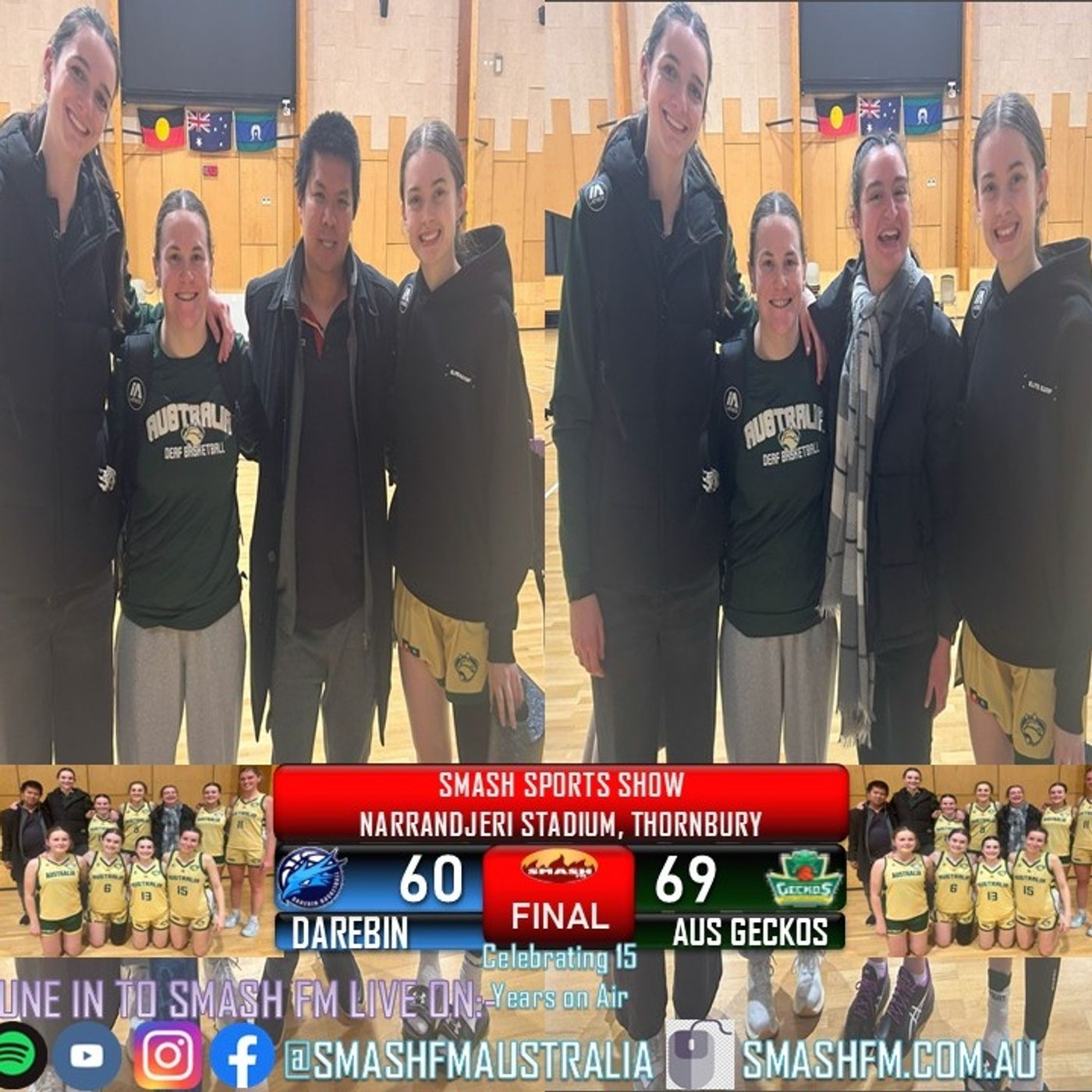 SSS15THYR: Australian Geckos Womens Deaf Basketball Post Game Interviews 300825