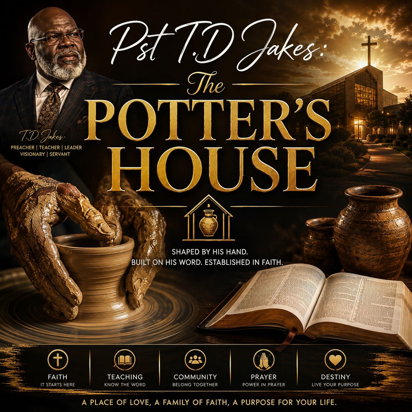 Pst T.D Jakes -The POTTER'S HOUSE