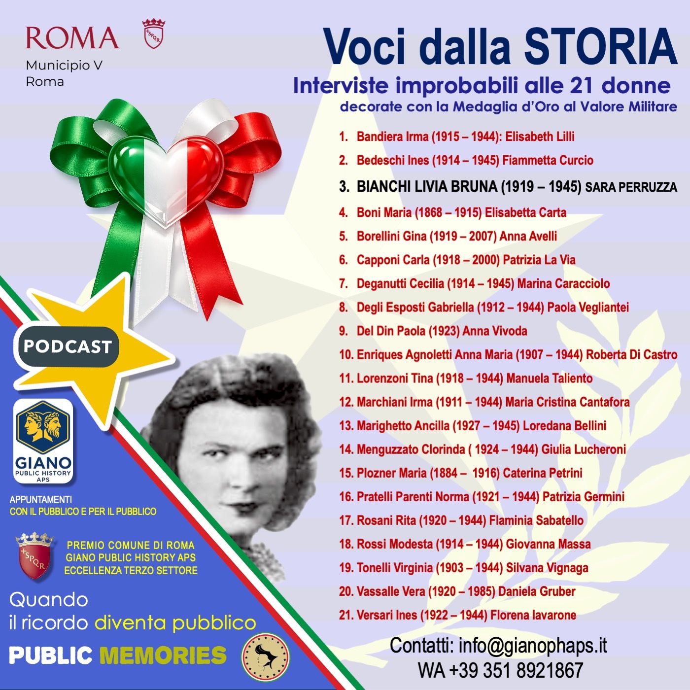 “Esempio alla Nazione”: Livia Bruna BIANCHI e il significato della Medaglia d’Oro al Valor Militare episode artwork