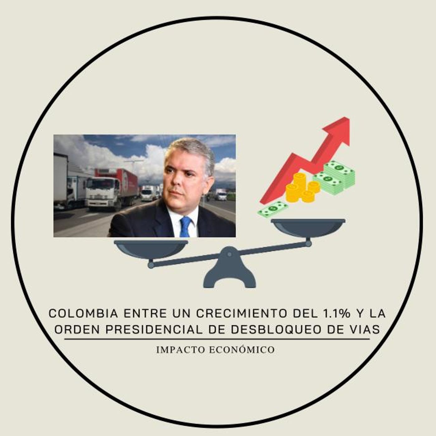 Colombia entre un crecimiento del 1.1% y la orden Presidencial de desbloqueo de vías episode artwork