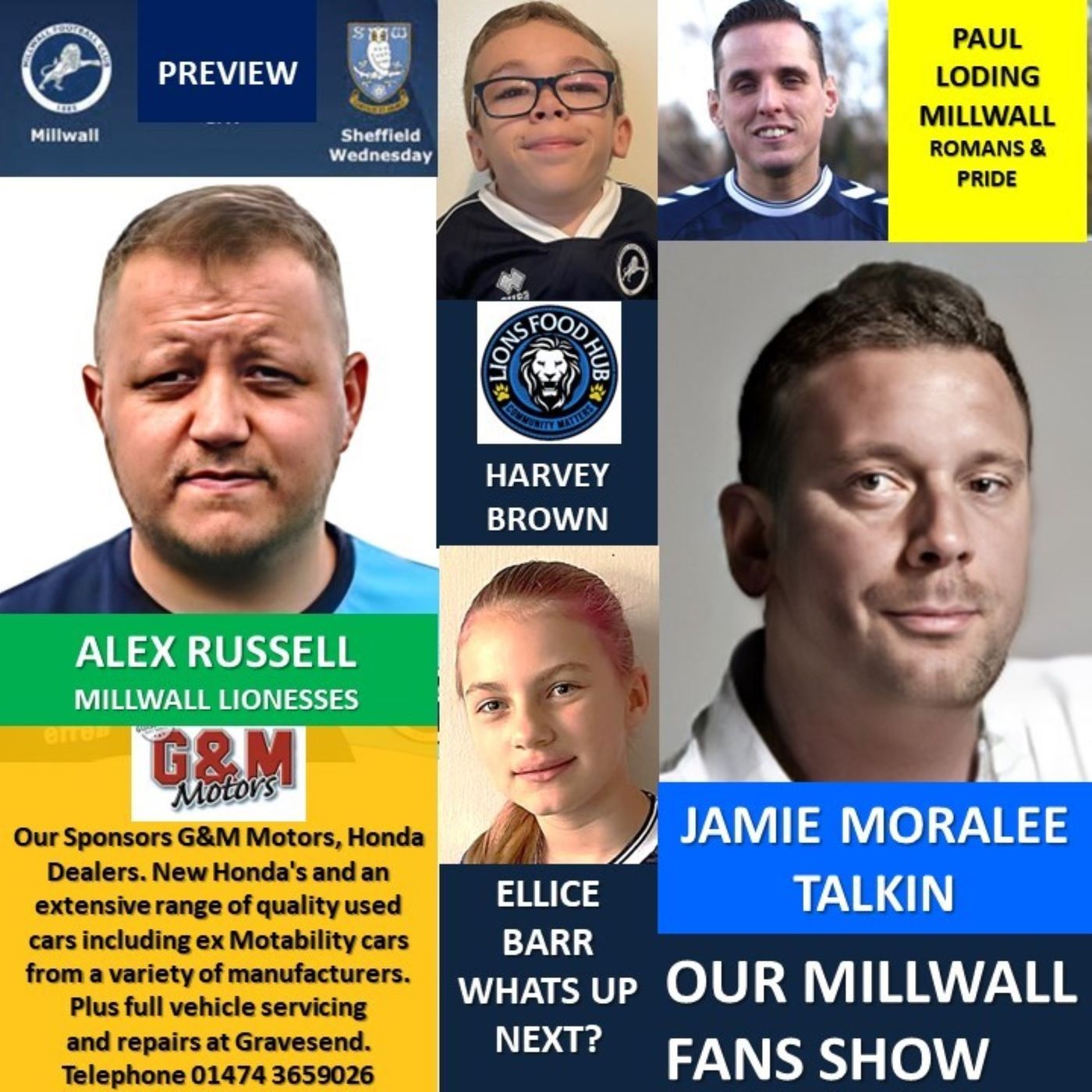 Our Millwall Fans Show - Sponsored by G&M Motors, Gravesend - 16/02/24