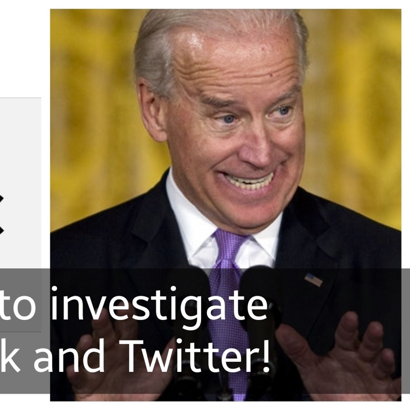Mad Dog Reacts | Joe Biden, we want to investigate Elon Musk and Twitter! episode artwork