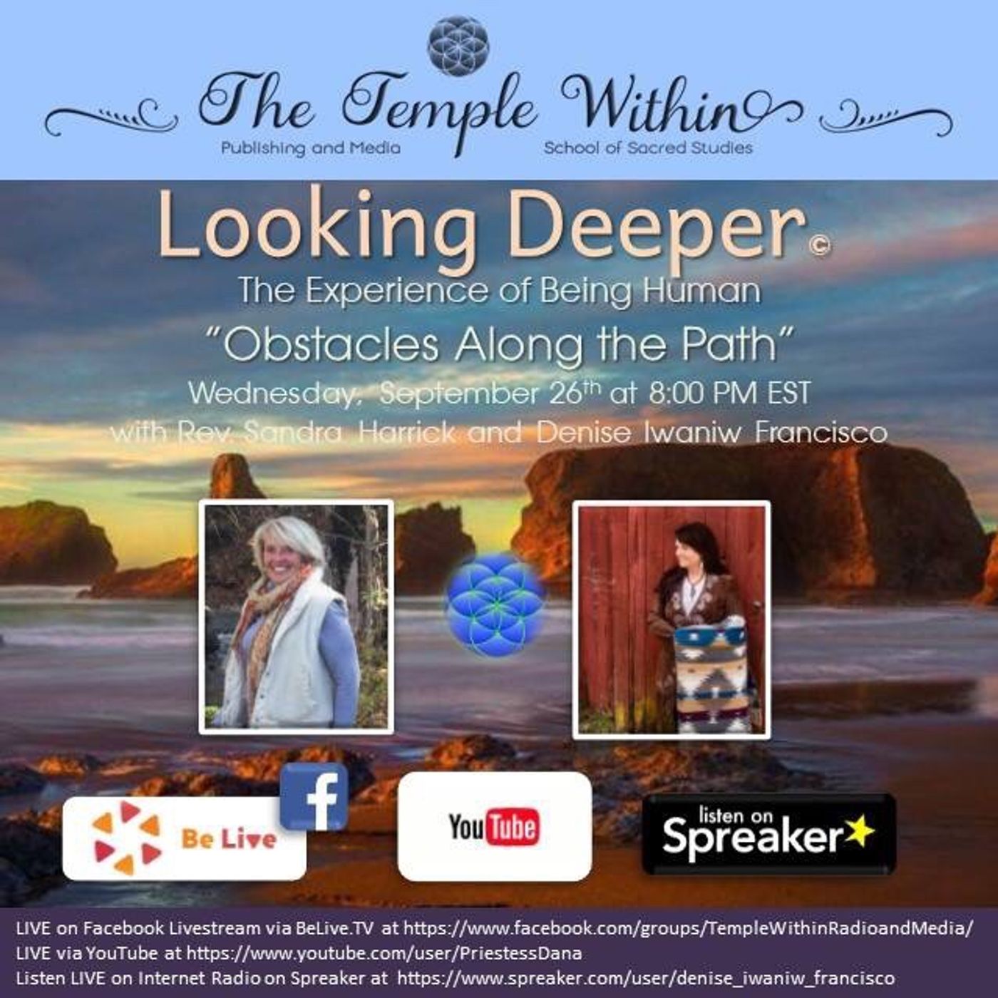 Dana and Sandy on Looking Deeper